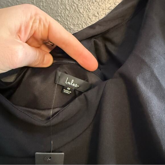 Lulus NWT Grand Beauty Ruffle One Shoulder Size M - Picture 8 of 10